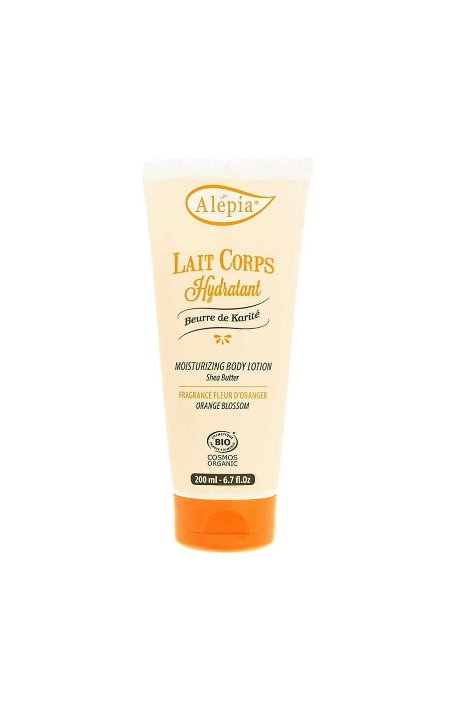 Lait hydratant bio - Beurre de karité & fleur d'oranger - Corps - 200 ml