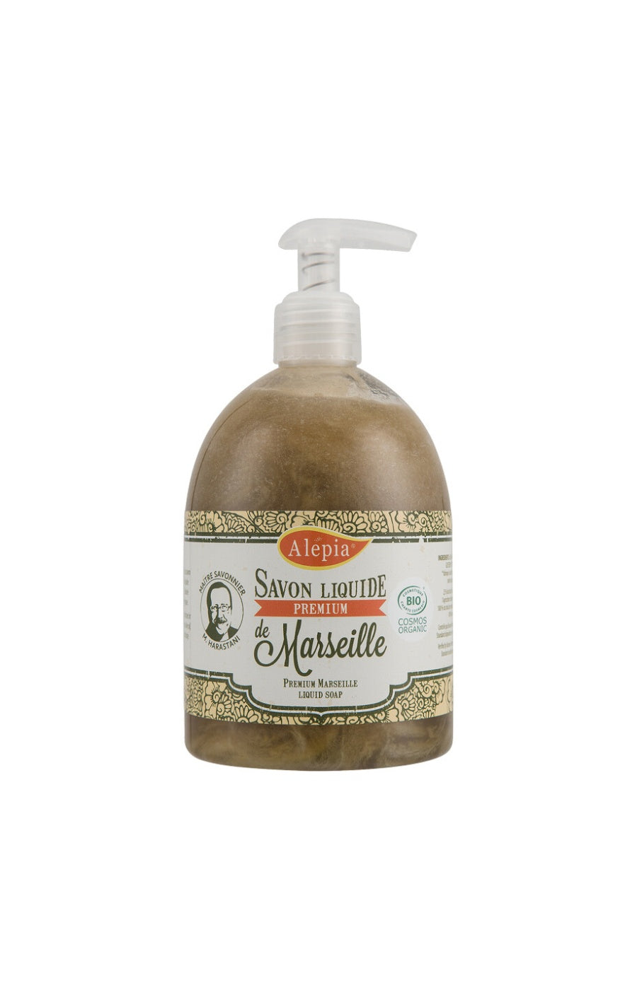 Savon de Marseille liquide premium bio - Corps & mains - 500 ml