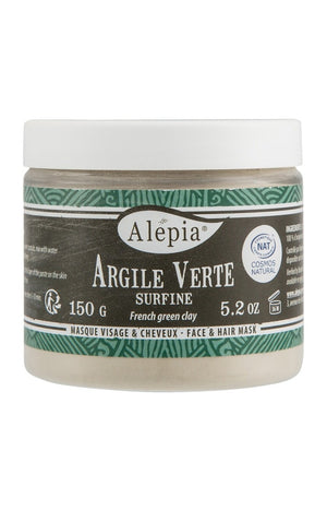 Masque purifiant - Argile verte - Visage & cheveux - 150 g