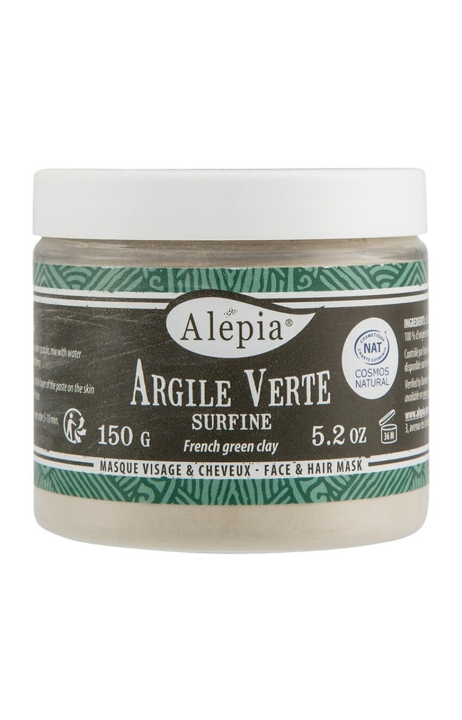 Masque purifiant - Argile verte - Visage & cheveux - 150 g