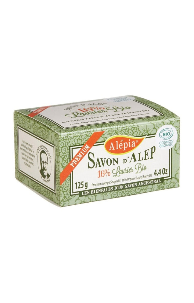 Savons d’Alep apaisants bio - Visage, corps & cheveux - 2 x 125 g