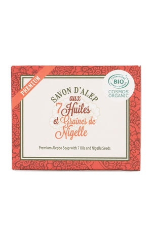 Savon d’Alep aux 7 huiles bio - Visage, corps & cheveux - 125 g