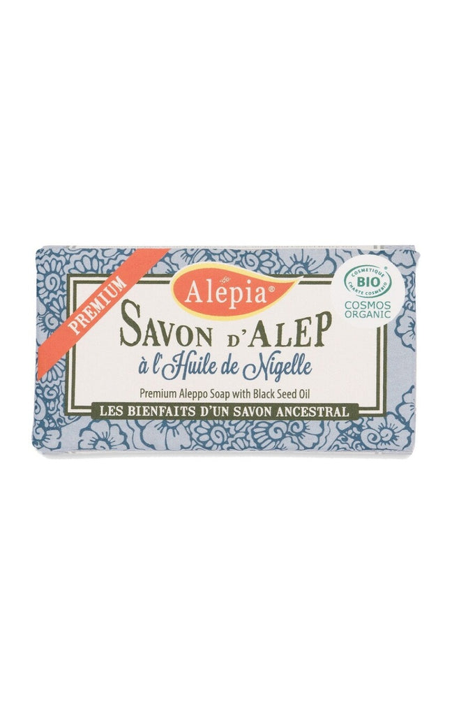 Savon d’Alep bio purifiant & apaisant - Huile de nigelle - Visage, corps & cheveux - 125 g