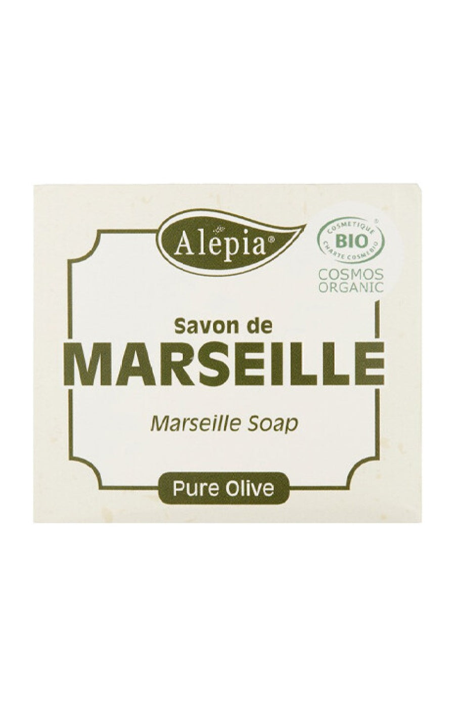 Savon de Marseille - Pure olive bio -  Visage, corps & cheveux - 200 g