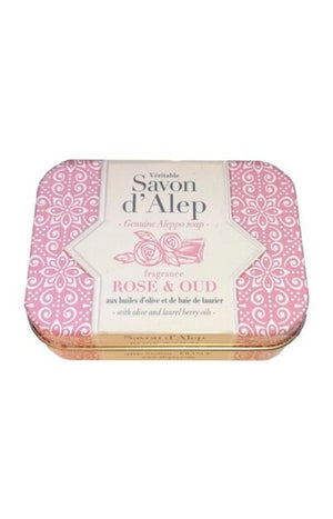 Savon d'Alep - Rose & Oud -  Visage & Corps - 100 g