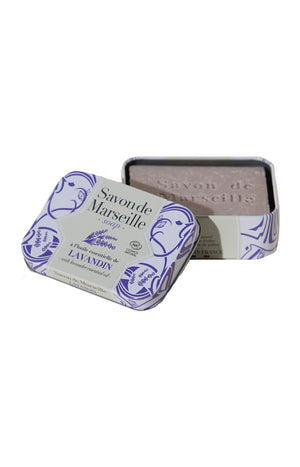 Savon de Marseille - Huile essentielle de lavandin - Visage, corps & mains - 100 g