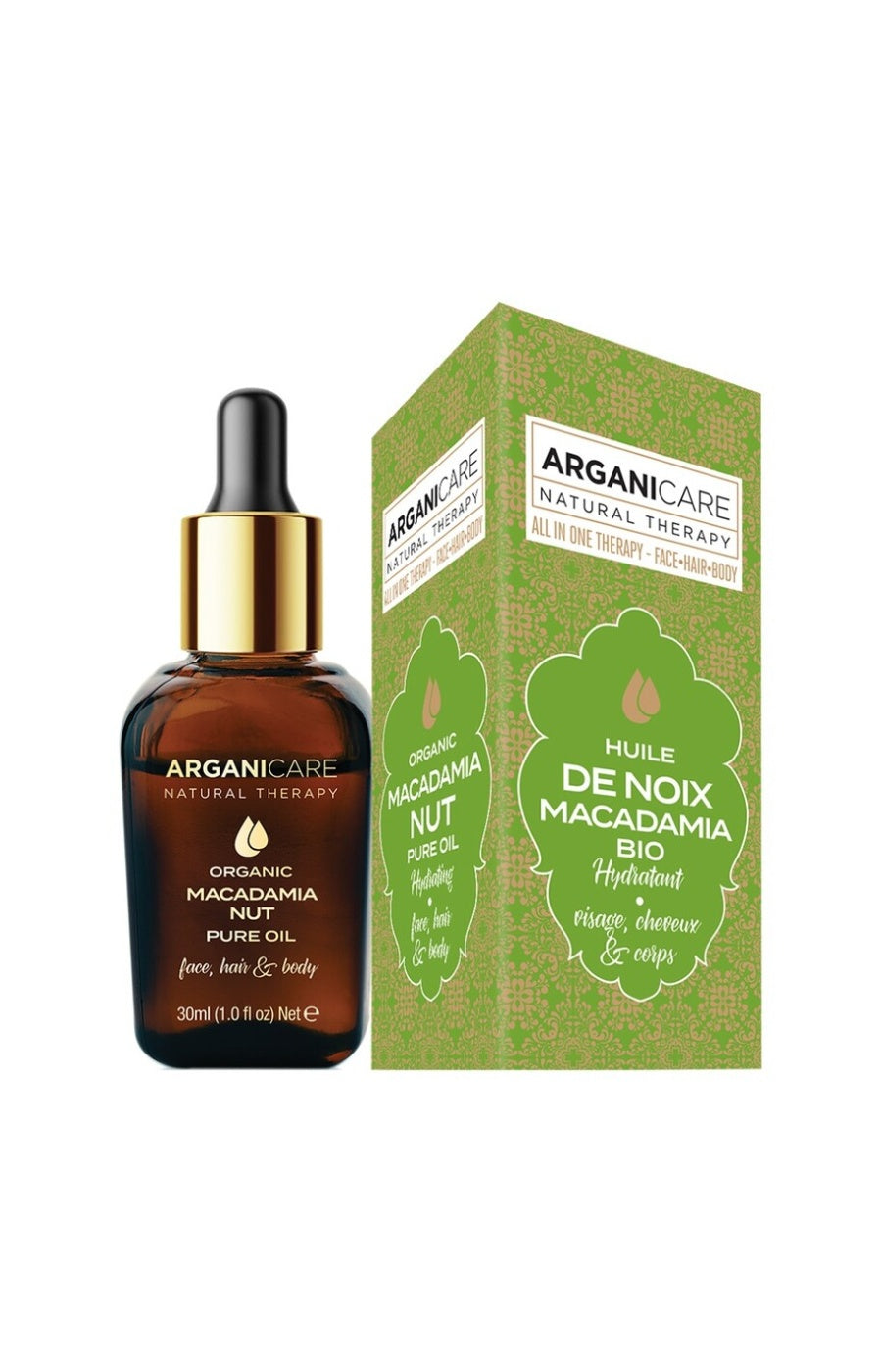 Huile de macadamia bio - Hydratante - 30 ml