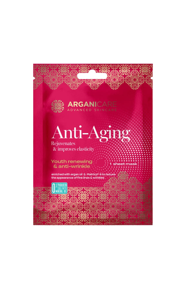 Masque en tissu anti-âge - Argan & Matrixyl®6 - Visage - Usage unique
