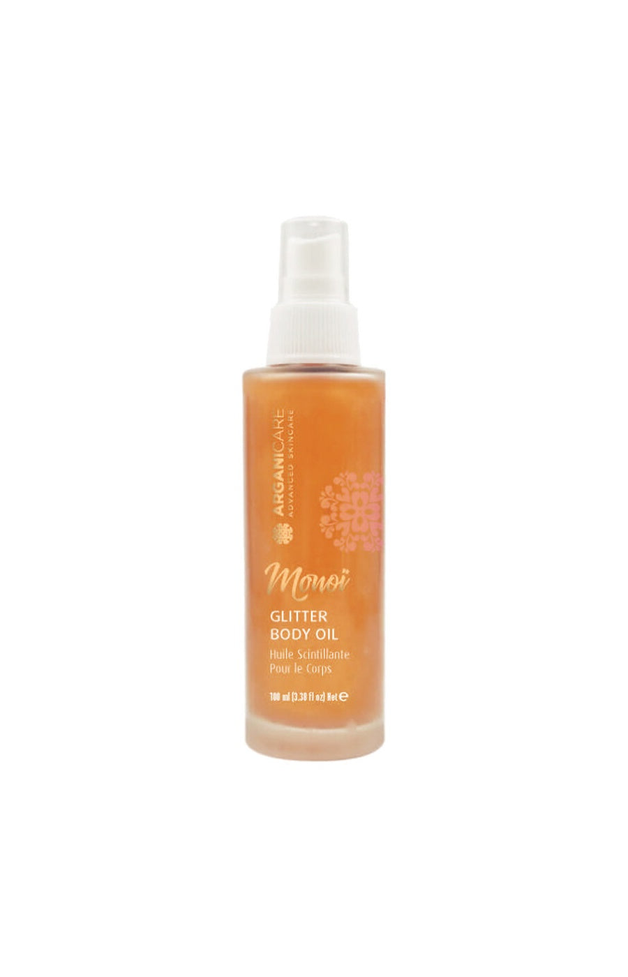 Huile sèche pailletée - Huile de monoï - 100 ml