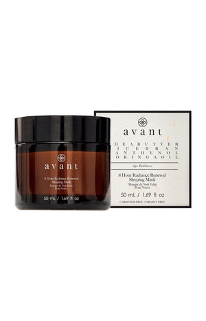 Masque de nuit éclat peau neuve - Beurre de karité & son de riz - Age Radiance - Peaux ternes - 50 ml