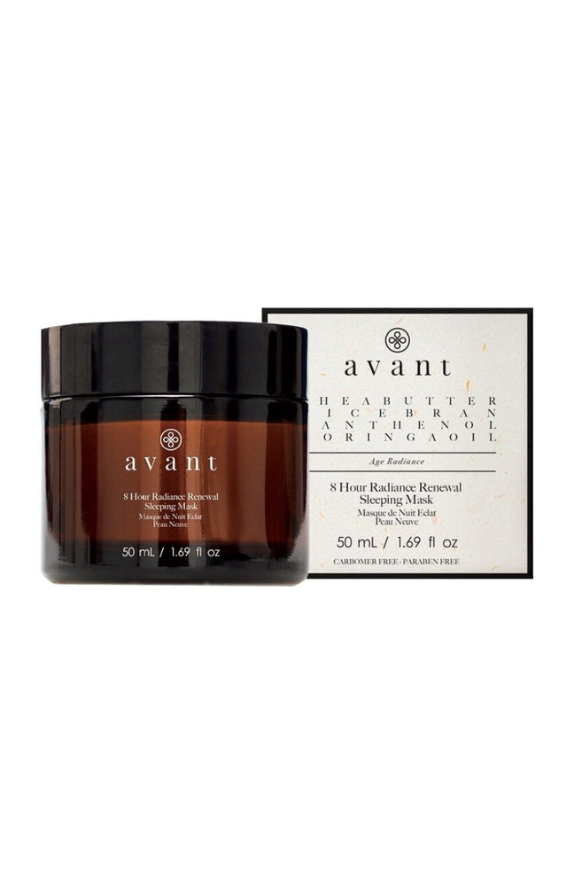 Masque de nuit éclat peau neuve - Beurre de karité & son de riz - Age Radiance - Peaux ternes - 50 ml