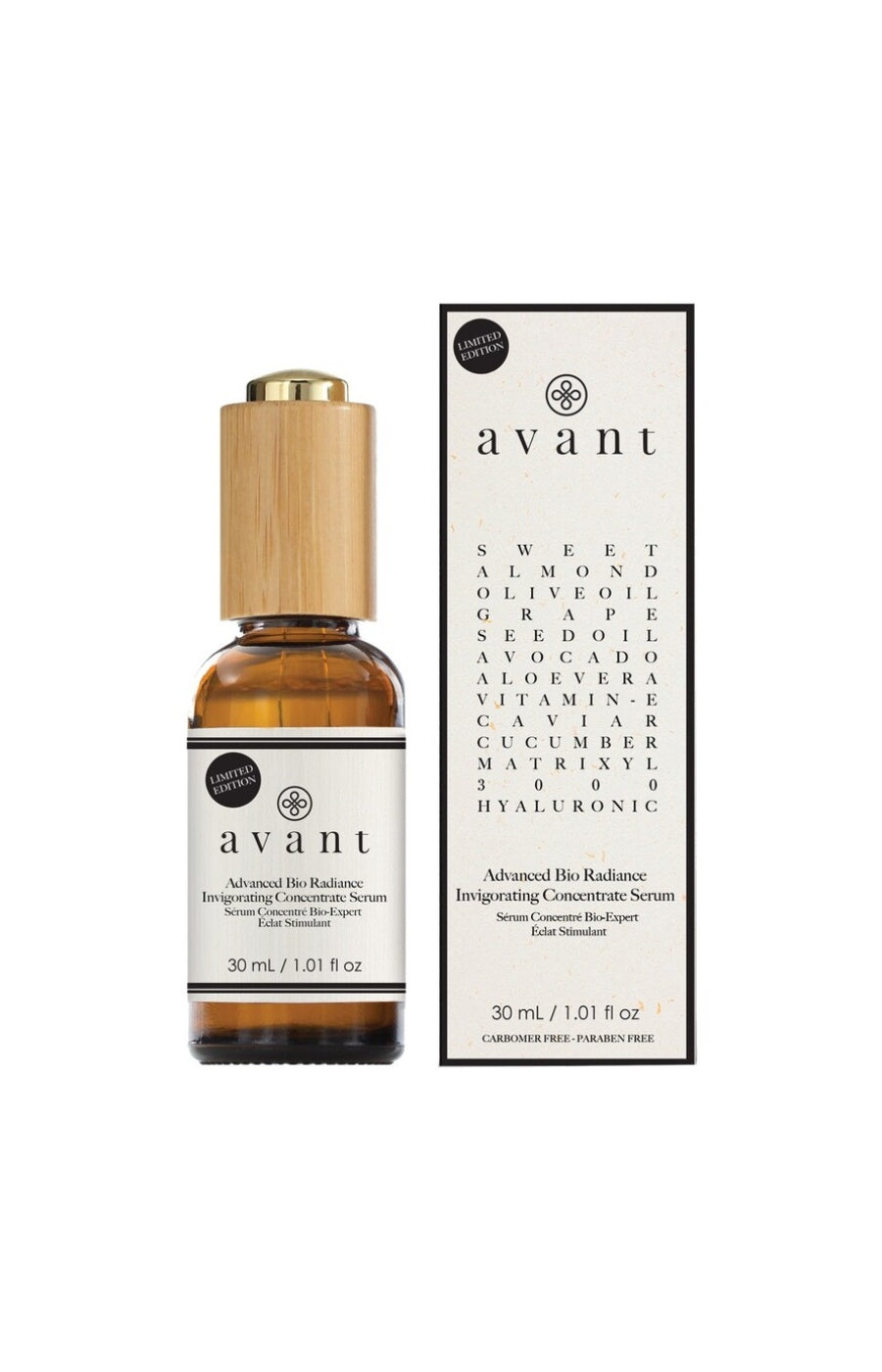 Sérum stimulateur d'éclat - Acide hyaluronique & extrait de caviar - Bio Activ - Visage - 30 ml
