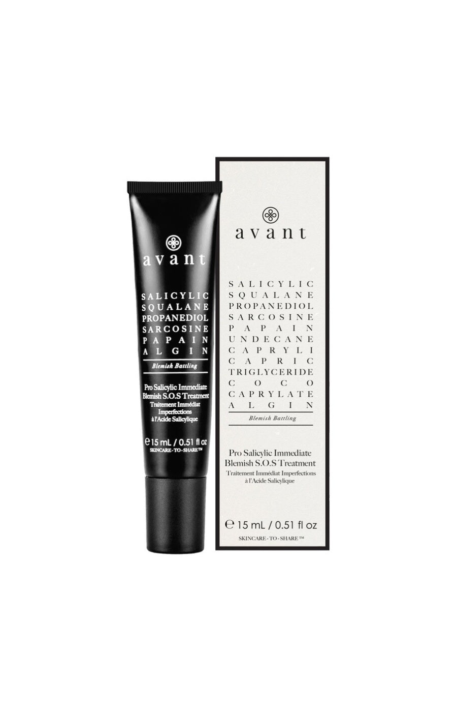 Traitement immédiat anti-imperfections - Acide salicylique - Anti-Blemish - Peaux à imperfections - 15 ml