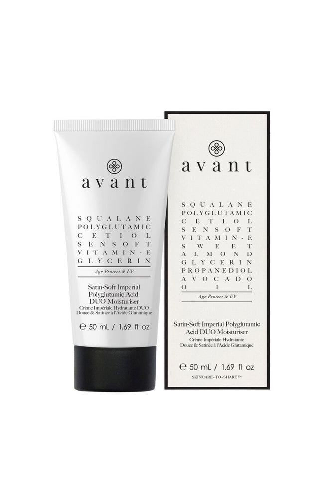 Crème hydratante & protectrice - Acide polyglutamique - Age Protect & UV - Peaux matures - 50 ml