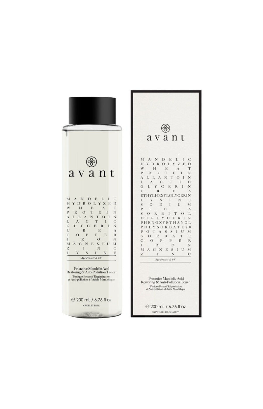 Tonique régénérant & anti-pollution - Age Protect & UV - 200 ml