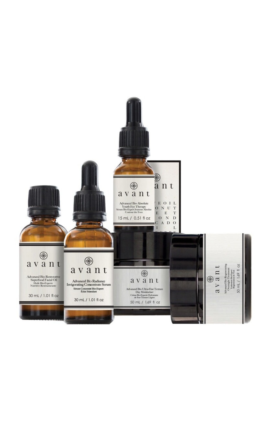 Routine anti-âge absolu - Bio Activ - Visage - 5 soins