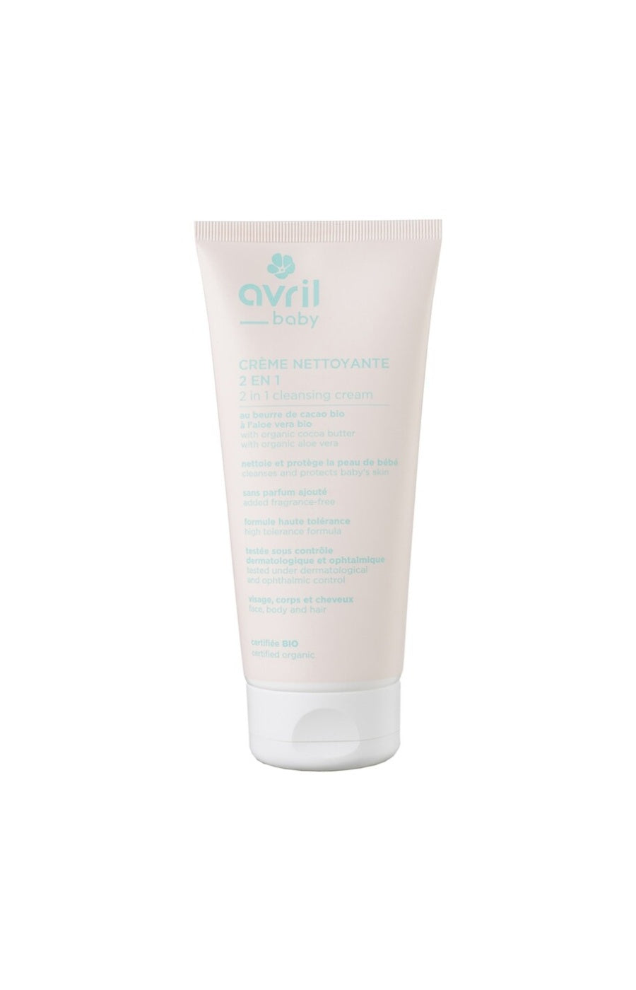 Crème nettoyante 2 en1 bio – Bébé - 200 ml
