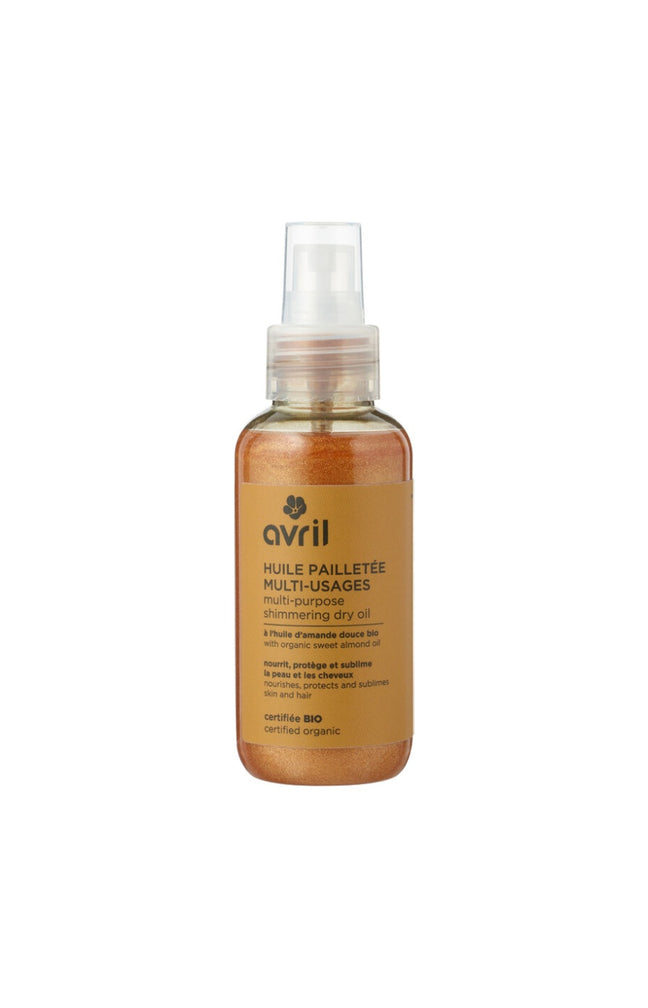 Huile pailletée bio - Corps & cheveux - 100 ml