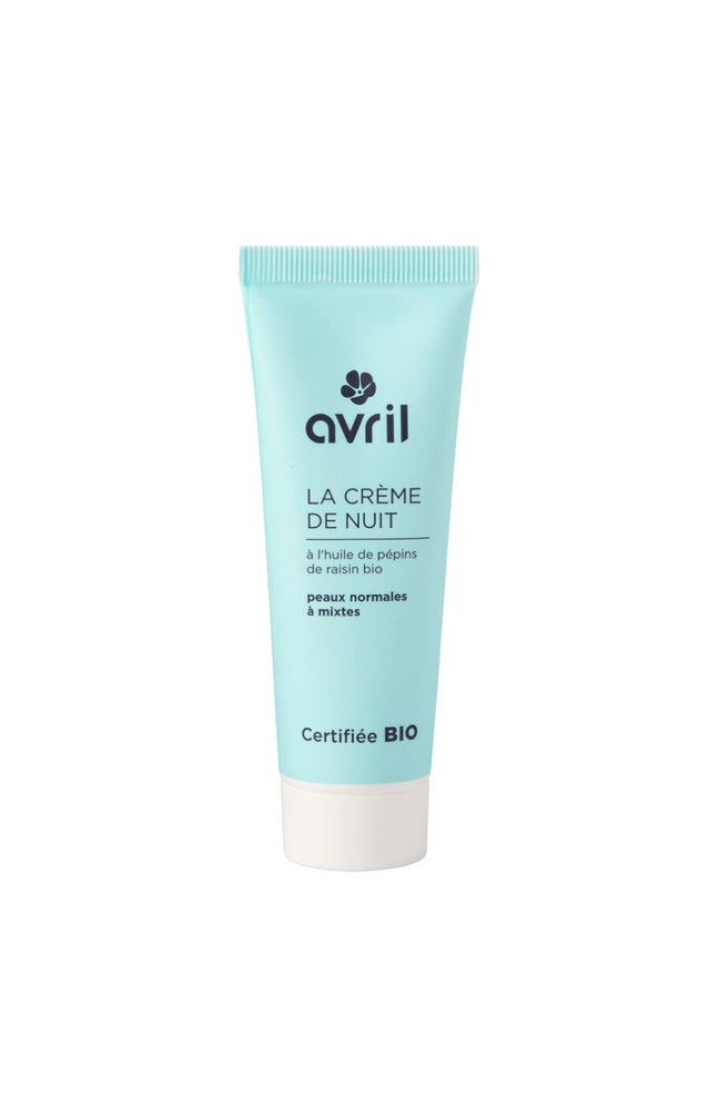 Crème de nuit bio - Peaux normales à mixtes - 50 ml