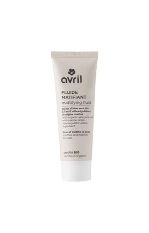 Fluide matifiant bio - Peaux mixtes à grasses - Visage