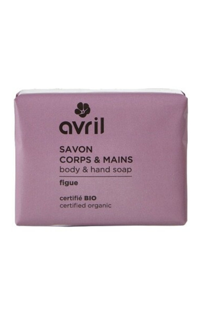 Savon solide bio - Figue - Corps & mains - 100 g