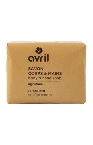 Savon solide bio - Agrumes - Corps & mains - 100 g