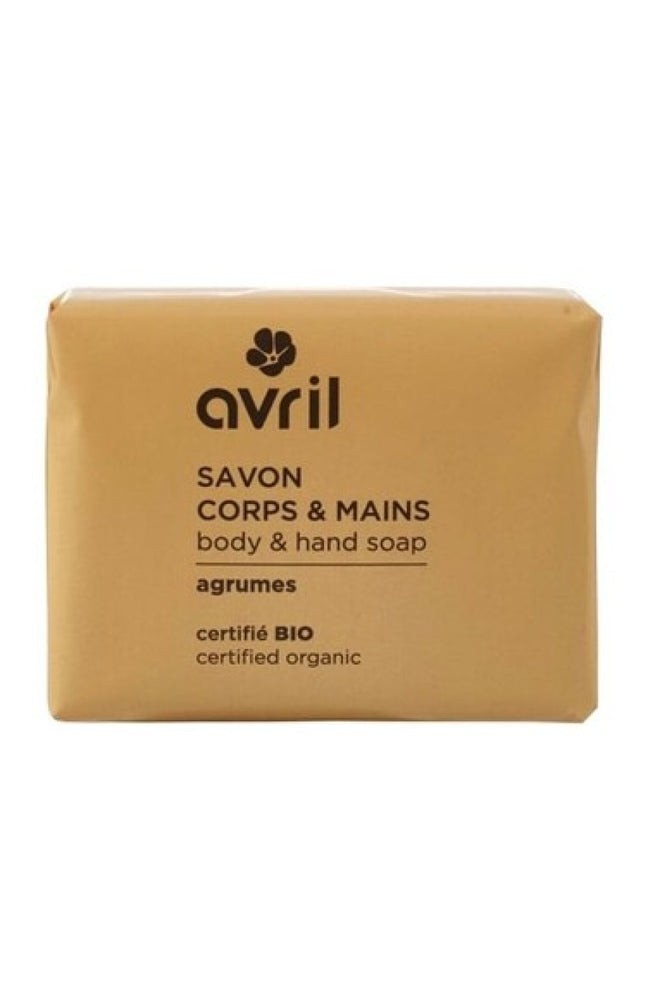 Savon solide bio - Agrumes - Corps & mains - 100 g