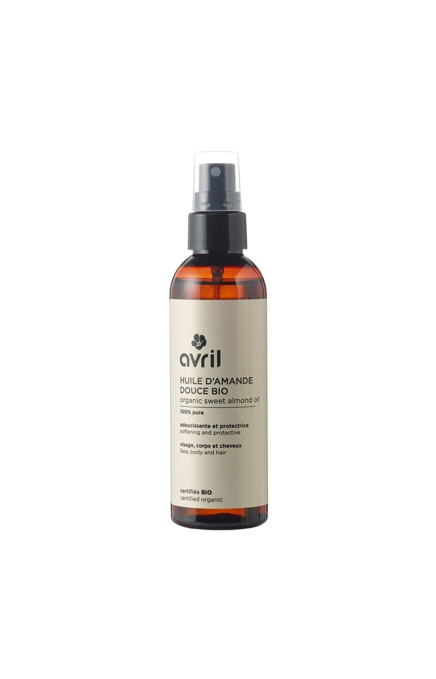 Huile d'amande douce bio - Visage, corps & cheveux - 100 ml