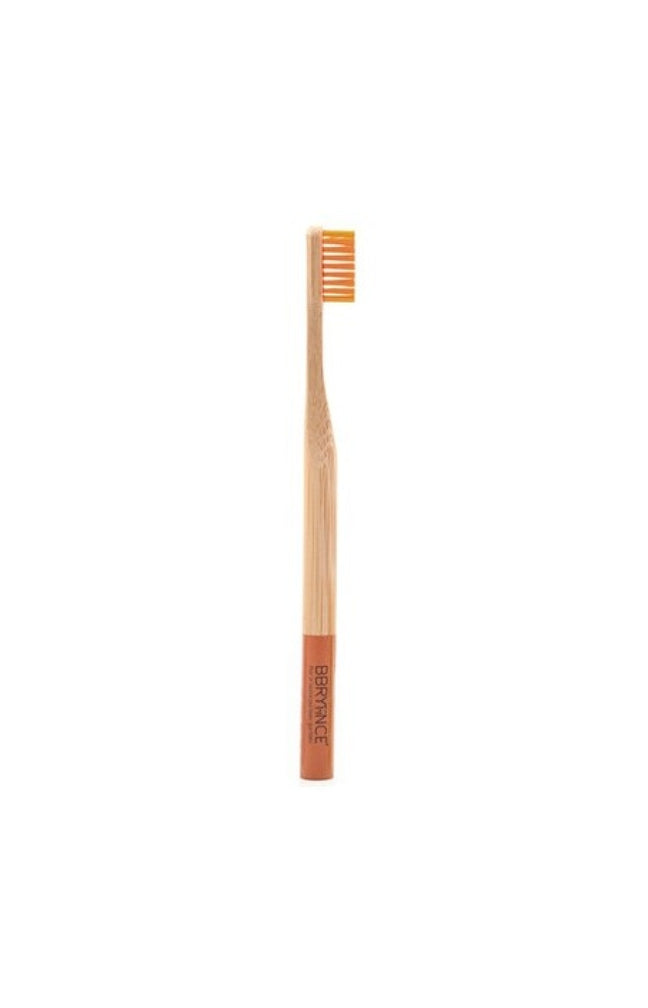 Brosse à dents en bambou - Orange