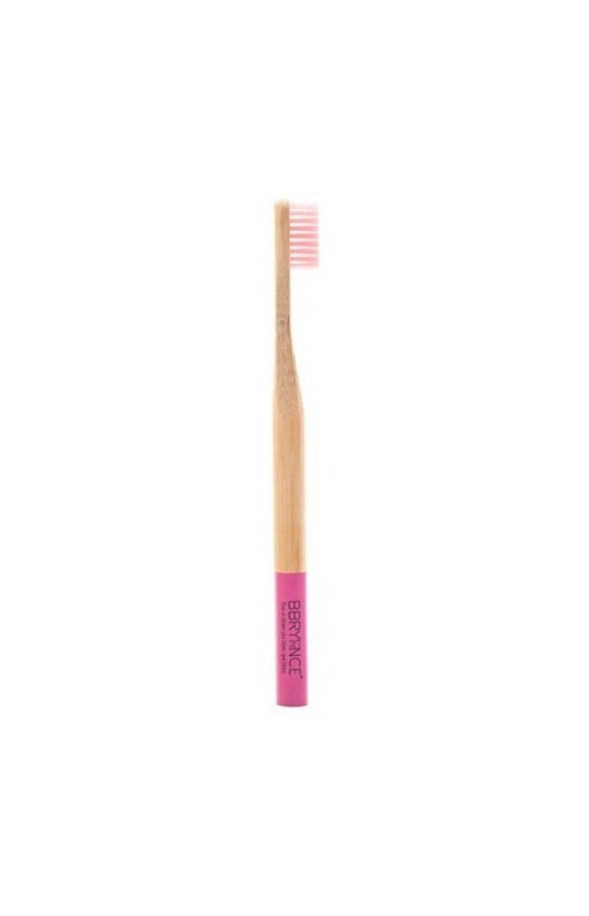 Brosse à dents en bambou - Rose
