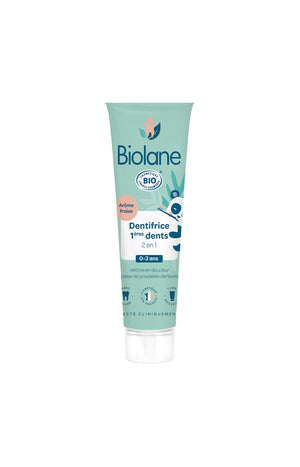 Dentifrices bio 2-en-1 - Bébé - 2 x 50 ml