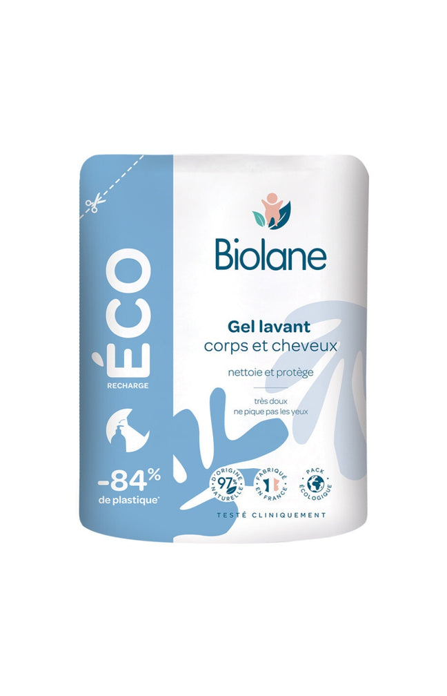 Recharge gel lavant 2-en-1 - Corps & cheveux - Bébé - 500 ml