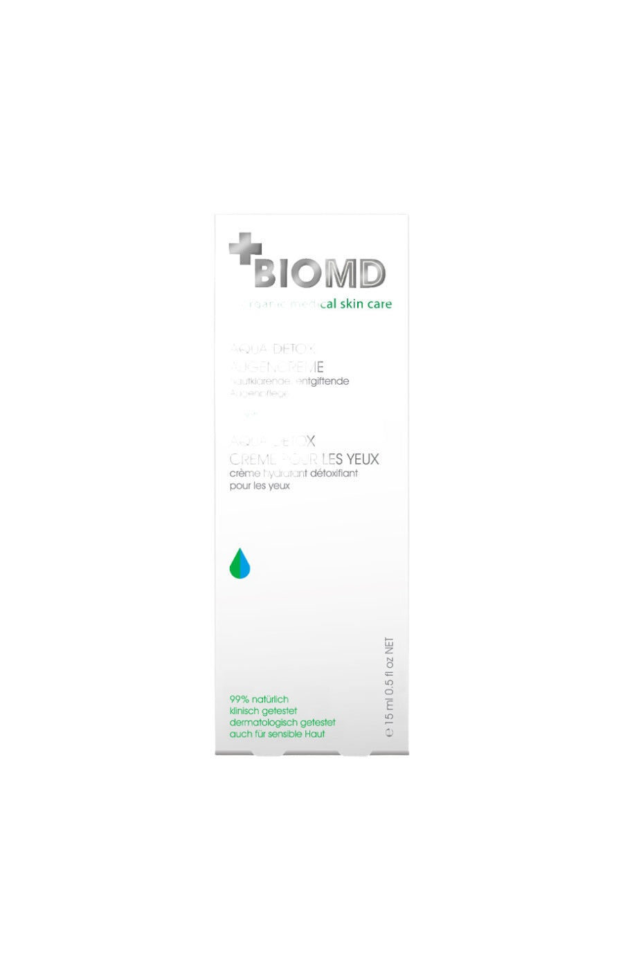 Crème hydratante détoxifiante yeux - Aqua Detox - 15 ml