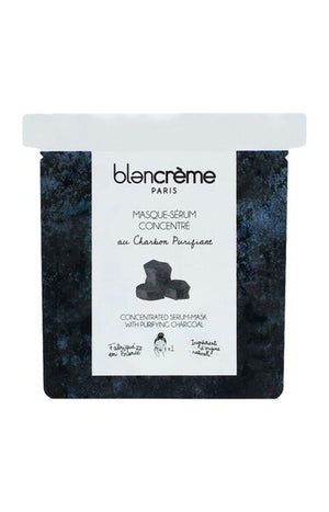Masque sérum purifiant unidose en tissu - Charbon