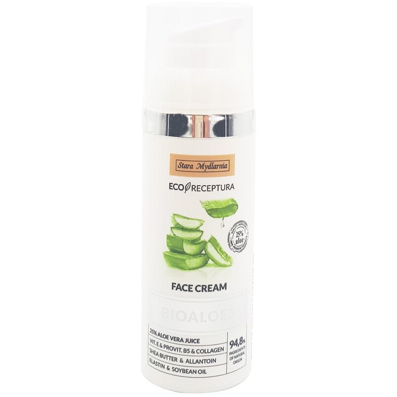 Crème visage hydratante - Aloe vera - 50 ml