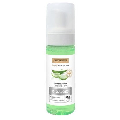Mousse nettoyante – Aloe vera – Visage & mains – 175 ml