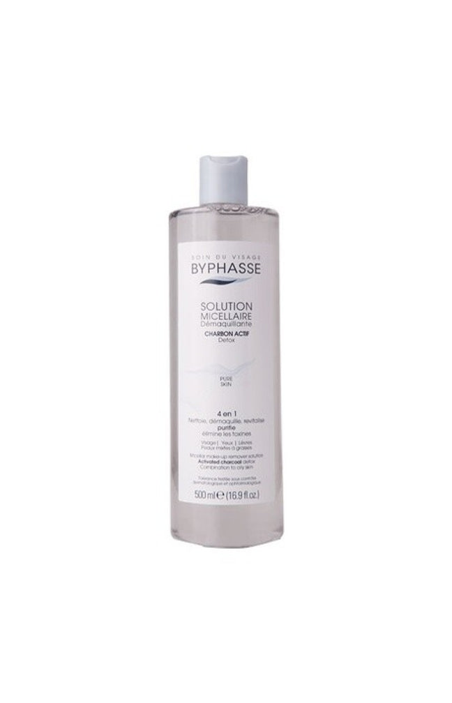 Solution micellaire démaquillante naturelle - Charbon actif - Peaux mixtes à grasses - 500 ml