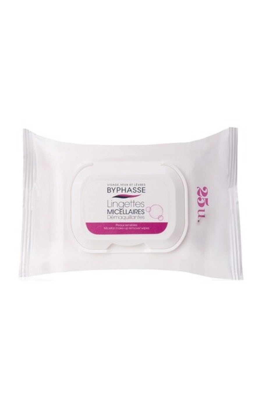 Lingettes démaquillantes à l'eau micellaire - Peaux sensibles - 6 x 25 lingettes