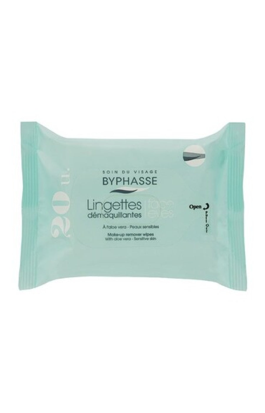 Lingettes démaquillantes - Peaux sensibles - 20 unités