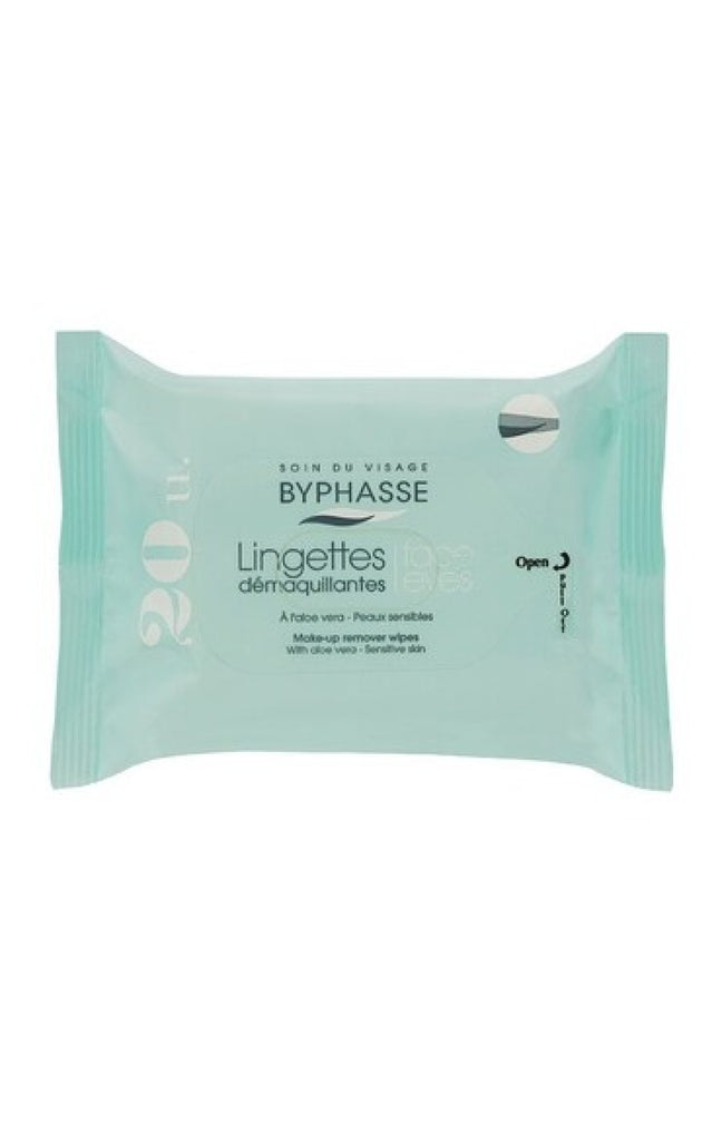 Lingettes démaquillantes - Peaux sensibles - 20 unités