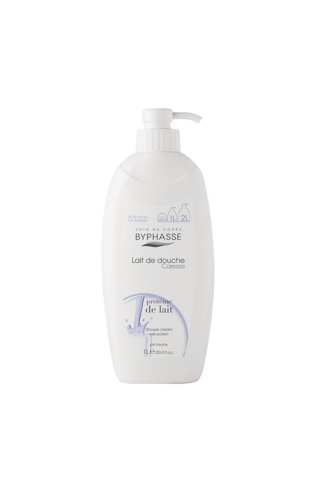 Lait de douche - Protéine de lait - Caresse - 1 L