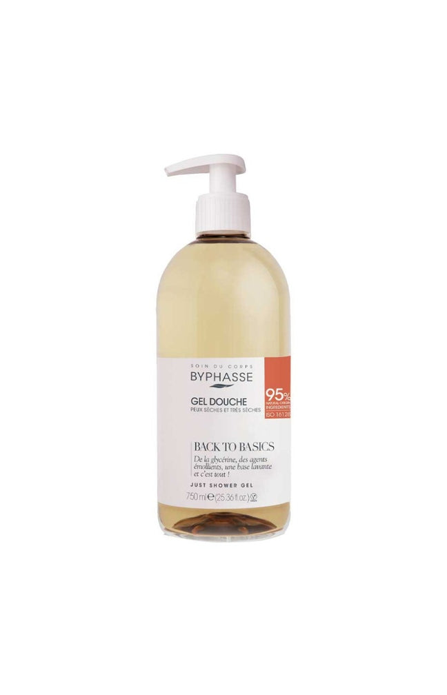 Gel douche - Back to basics - Peaux sèches à très sèches - 2 x 750 ml