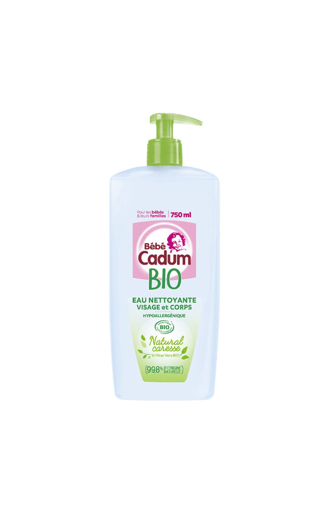 Eau nettoyante bio - Aloe vera - Visage & corps - Bébé - 2 x 750 ml
