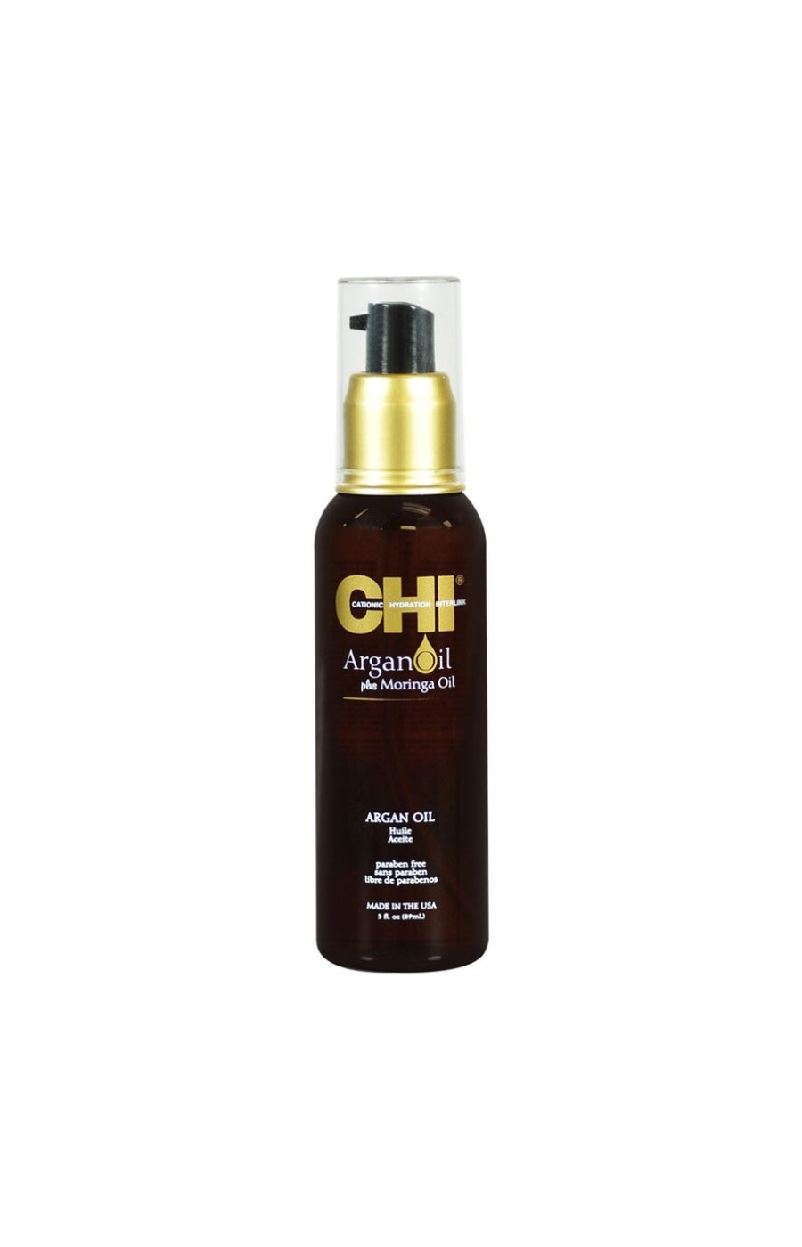 Huile d’argan & de moringa - Cheveux secs & abîmés - 90 ml