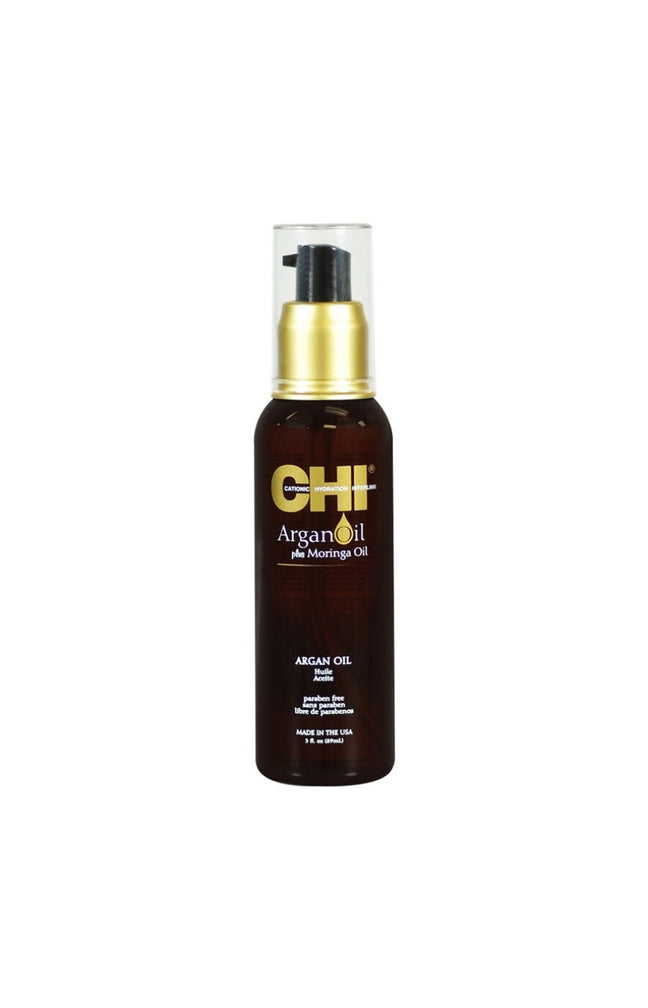 Huile d’argan & de moringa - Cheveux secs & abîmés - 90 ml