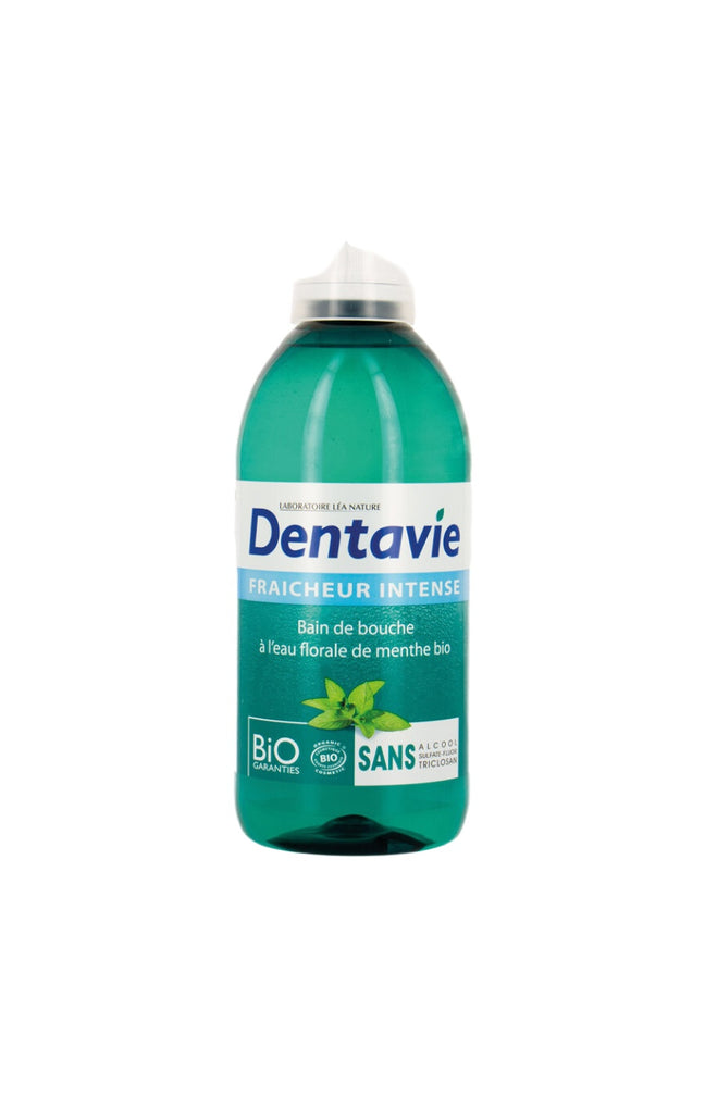 Bain de bouche fraîcheur intense bio - Aloe vera & menthe bio - 500 ml