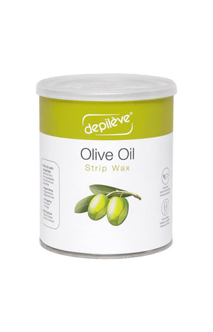 Cire avec bandes - Huile d'olive - Peaux sèches ou bronzées - 800 g