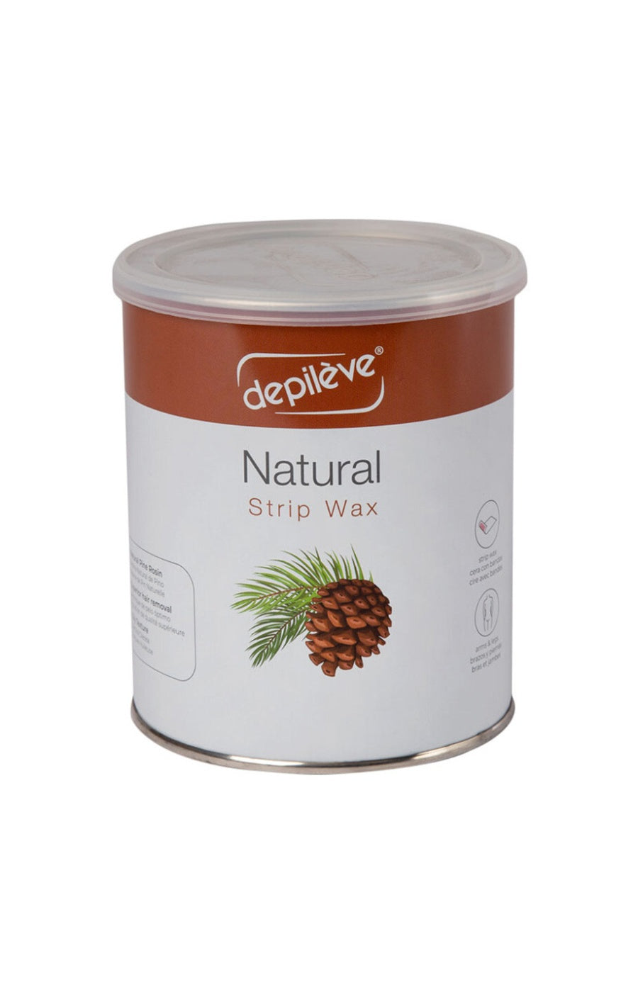 Cire avec bandes - Naturelle - Corps - 800 g