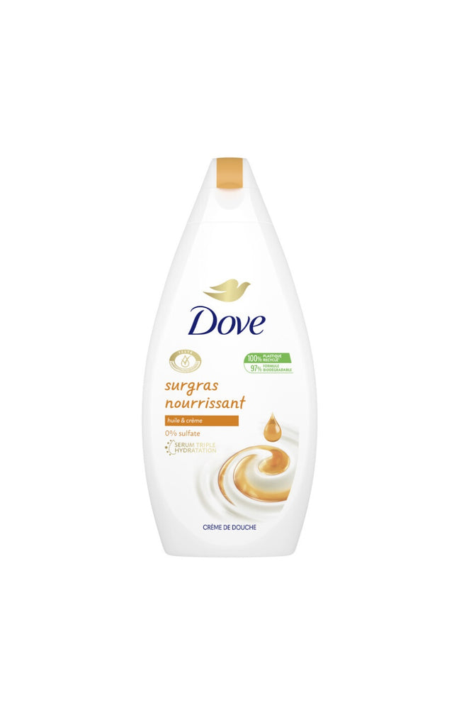 Gel douche surgras - Huile & crème - Peaux sèches - 450 ml