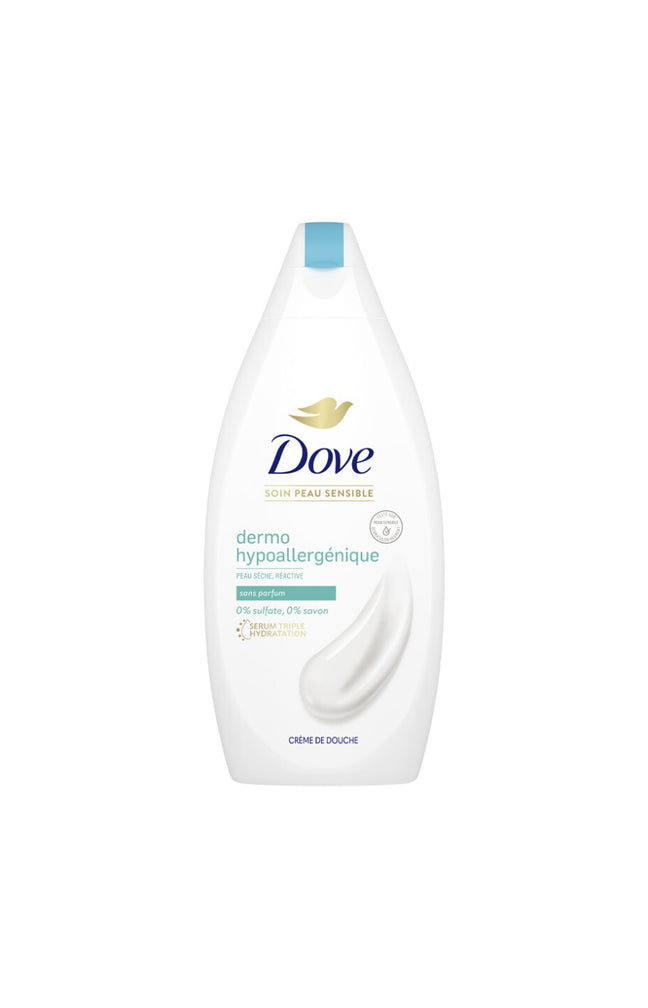 Gel douche hypoallergénique - Sans parfum - Peaux sèches & sensibles - 400 ml